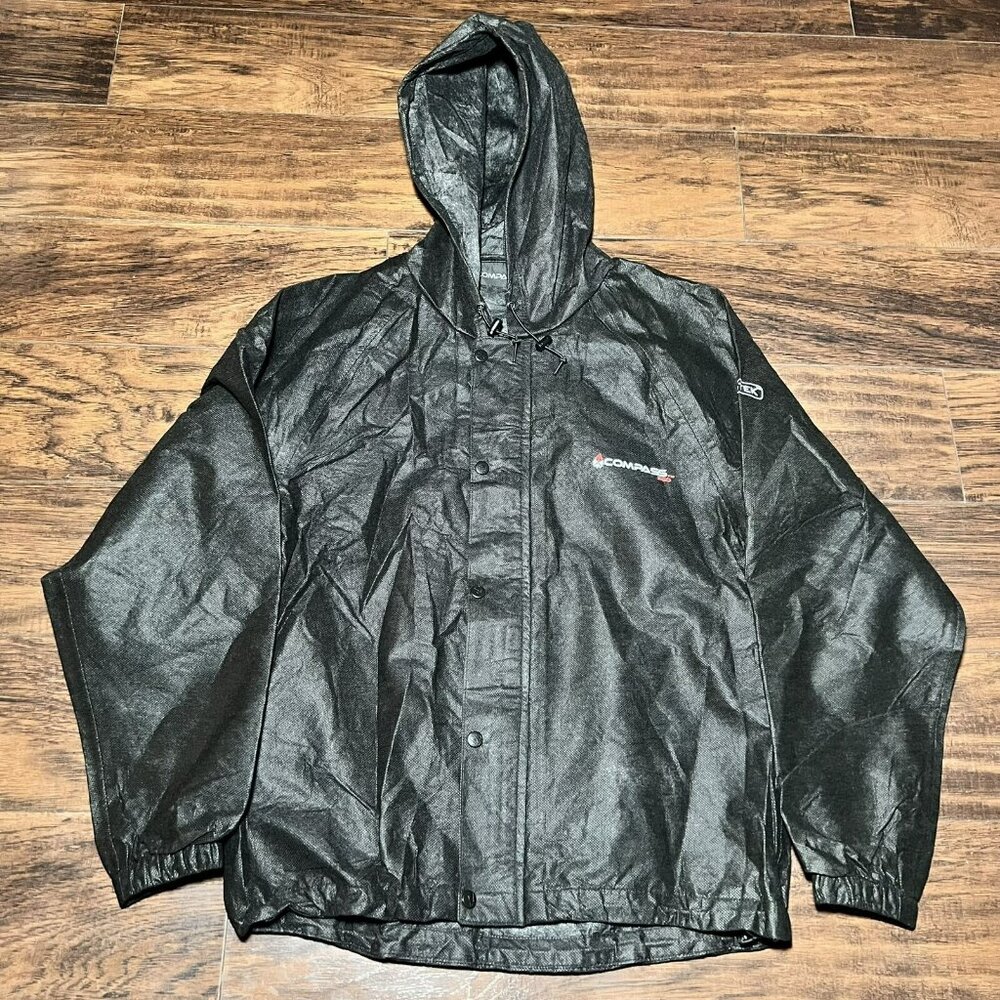 Compass 360 AdvantageTek Rain Jacket Black Men’s Size Small